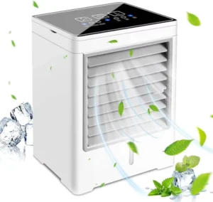 Portable Air Conditioners USB Personal Mini Air Conditioner Fan 3 Speed Evaporative Air Cooler with Touch Screen for Room