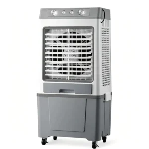 Portable Electric Evaporative Air Conditioner Fan Remote Control Large Water Storage 280W Dual Water Filling Design Class A+