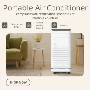 Portable Home Hotel Room Air Conditioner Remote Control for Indoor Car Moisture Removal Multiple (AC/DC/Battery) US AU Used