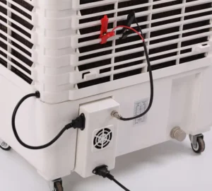 Portable Indoor Outdoor Air Cooler Fan Floor Standing AC DC Solar 3 in 1 Air Cooler Air Conditioner Fan