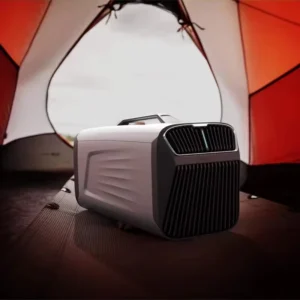 Portable Mini Air Conditioner Cooling Only Outdoor Use 5200BTU 1500W Four Modes Smart Water Drainage Free