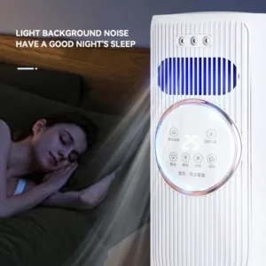 Portable Tower Water Cooled Air Conditioner Fan 2000W Low Energy 3 Speed Remote Control Air Cooler Home Office Hotel Use