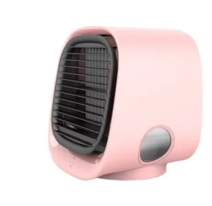 Portable USB Battery Powered Air Conditioner Fan Mini Water Cooled Cooler for Home Car RV Outdoor Use for Desktop Computer
