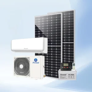 Quick Cooling 3.5kW Inverter Split Type Solar Air Conditioner with Golden Fin Anti Corrosion for Tropical Area