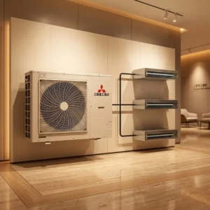 Quiet Ducted Indoor Machine AC Motor Fresh air comfort Sterilization Secure Structure