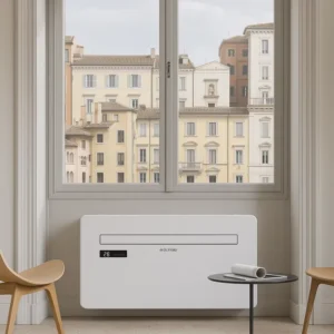 R290 10000-12000 BTU Window Mounted Inverter AC PTC Heating Cooling 3-Year Warranty Energy-Saving Class for Hotel