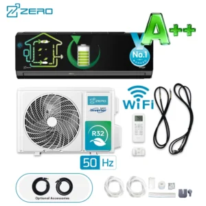 R32 A++ Wall Mounted Inverter Mini Split Air Conditioner Heat Pump Explosion Proof DC Fan Fast Cooling for Household Use