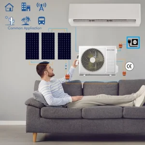 R32 ACDC On Grid Wall Mounted Solar Air Conditioner with Built in MPPT Technology and WIFI Control