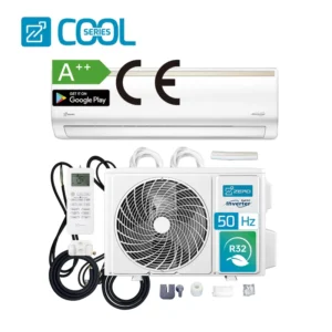 R32 EU Wall Mount Type A++ Inverter Heat Pump Mini Split Air Conditioner High Efficiency DC Fan Motor Automatic for Office