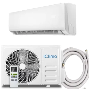 R32 Inverter Mini Split Air Conditioners Household Wall Mounted 12000Btu Ductless AC Unit