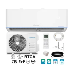 R32 T1 220 240v~50hz 24000 Btu A+++ Cooling Heating Inverter Split Wall Air Conditioner with Remote Control