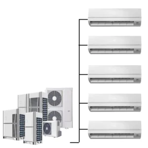 R410A 24000 Btu Multi Zone Split Air Conditioners Heat Pump HVAC Unit VRF System DC Inverter Central Air Conditioner