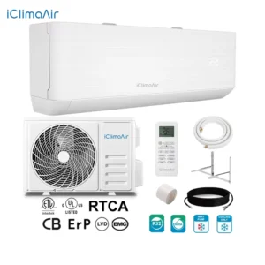 R410A T1 220-240V~60Hz 12000BTU Electric Wall Mounted Split Air Conditioner Energy Saving On Off Cooling Only For Household
