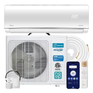 R454b 9000btu 12000 Btu Inverter 1 HP 12000BTU 110V Wall Mounted Cooling Heating Split Inverter Air Conditioner