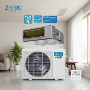 R454b High Efficiency Central AC Unit Air Conditioner Eco Friendly Inverter Cooling and Heating Concealed Ducted Air Conditioner