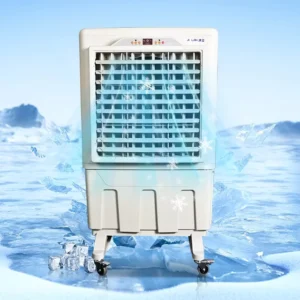 Removable Evaporative Chiller Water cooled Large Air Conditioning Fan Commercial Industrial Floor Cooling Fan 150W