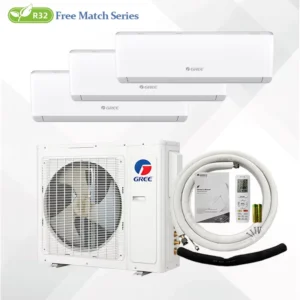 Replace Multiple Split Units One Outdoor 5 Indoor Free Match R32 Inverter Multi Zone Air Conditioner for Residential Project