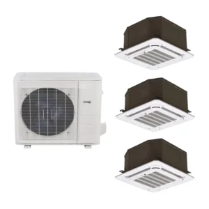 Residential Central Air Conditioner 3 Zones Ceiling Cassette AC Multi Zone Split Type Cassette Air Conditioning