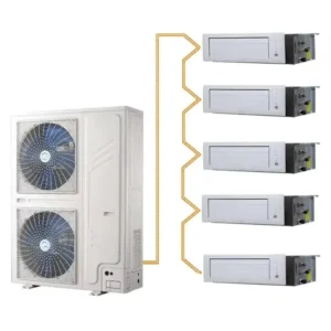 Residential Light Commercial Split Ducted AC Unit Low Medium High ESP Duct Air Conditioner Eco Friendly Quiet R 410A Pump Motor