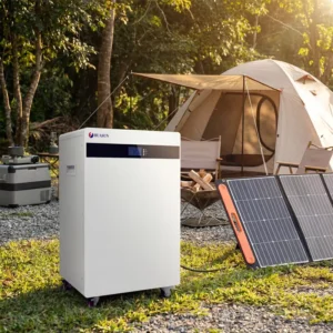 Residential Portable LiFePO4 Power Station 51.2V 48V 100Ah 200Ah 300Ah ESS Mobile Wheeled Energy Storage 10 15KWh Backup Battery
