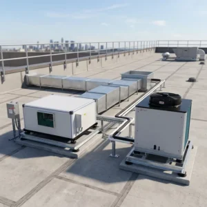 Roof Mounted AC Packaged Rooftop HVAC Industrial Commercial Air Conditioner Unit System AHU Air Handling Unit