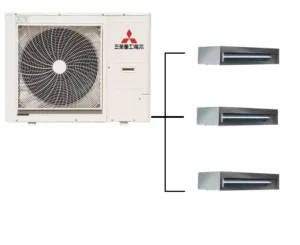 Rooftop Duct VRF Unit Motor Pump Fresh Air Purification Safe Running Simple Installation Quiet Indoor