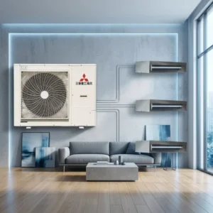 Rooftop Ducted Indoor Air Unit R-410A Pump Energy Saving Safe Fresh Wind Supply Sterilization Quiet Work