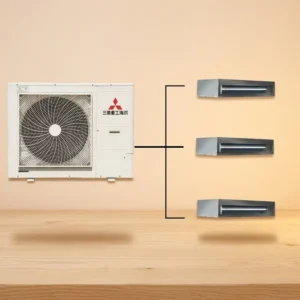 Rooftop Ducted Indoor Air Unit R-410A Safe Fresh Wind Supply Sterilization Quiet Work Convenient