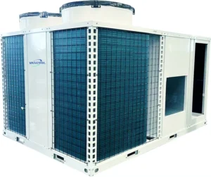 Rooftop Packaged Unit Air Conditioner with Motor Cooling Capacity 3 RT to 85 RT High Efficiency