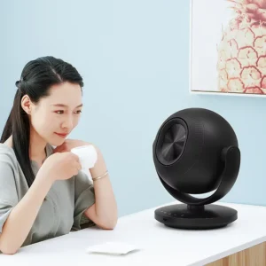 Round Design Air Conditioner Fan Cool Air Cooling Bladeless Desktop Electric Fan Without Blades