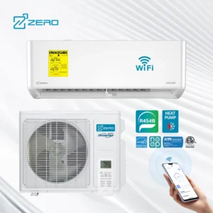 SEER2 24 Inverter DC AC 1 2 Ton Mini Splits Air Conditioner Heat Pump 9000 12000 18000 24000btu Wall Mounted Outdoor Household