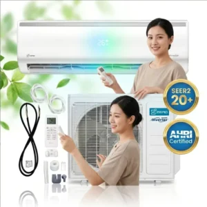 SEER2 Inverter Split Air Conditioner Quiet Wall Mini Split AC Cooling Heating for Hotel Household