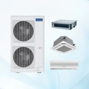 Slim Commercial Air Conditioner Residential Ceiling Mount Central Air Conditioning Duct Type Cassette Multi Split AC System