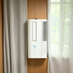 Slim Narrow Window Electric Air Conditioner for Slider Windows 6000BTU Cooling Only Space Saving Design Household Use
