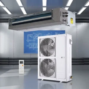 Smart Control 10000 Btu HVAC VRF Hidden Ceiling Ducted Multi Split Air Conditioner DC Motor Automatic Remote Control Engine Pump