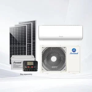 Smart Control Professional 18000 BTU WiFi Enabled Hybrid Solar Air Conditioner for Modern Smart Home and Hotel Building Units