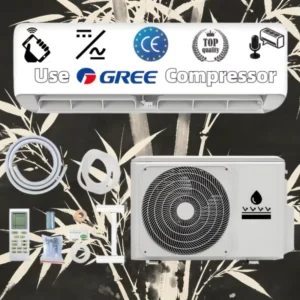 Smart Split Air Conditioner 9000-24000 BTU Dual Inverter 60Hz 110V for United States Canada Home Wi-Fi