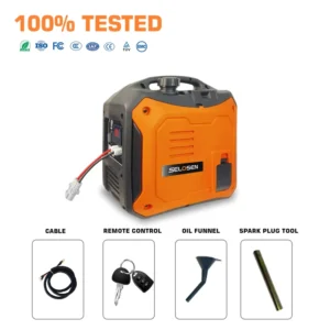 Smart Variable Frequency 12v 24V DC 1.8KW 2KW Gasoline Generator Portable Alternator Fast Charging for Rv Semi Truck System