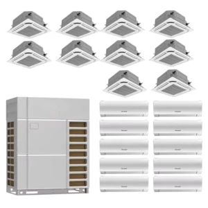 Smart Wifi Control Multi Zones Air Conditioner HVAC System R410a DC Inverter Smart Central Air Conditioners