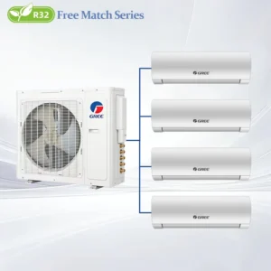 Smart Wifi Multi Room Mini Split Air Conditioner 1.5 2.0 2.5 3.0 3.5 Ton With Ceiling Concealed Duct for Minimalist Home