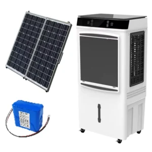 Solar Industrial Evaporative Air Cooler Portable With Remote Control