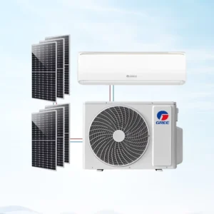 Solar Panel Air Conditioner 18000BTU 24000Btu 1.5ton 2ton Solar Energy System Home Hybrid System Aire Acondicionado Solar
