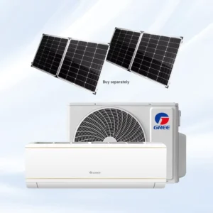 Solar Powered Inverter Air Conditioner 9000 BTU 12000 BTU Cooling Heating Solar AC with Smart App Control