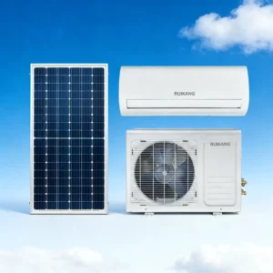 Space Cooling Heating Household Office Split AC 1.5p 220V DC Inverter Energy Saving Solar Hybrid Air Conditioner 12000BTU