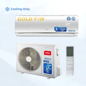 Split Air Conditioner 9000 12000 18000 24000 BTU DC Inverter Heat Pump R410A Cooling Only Quiet Operation for Bedroom Study