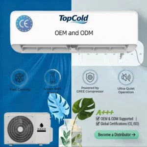 Split System 24000-36000 BTU High Cooling Power T1 Compressor for Hotel Projects
