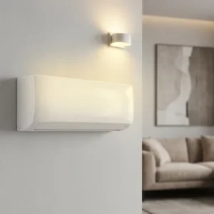 Split Wall Mounted Solar DC AC R-410A Hybrid Off-Grid Air Conditioner 12000-24000BTU Energy Saving for Home and Hotel Use