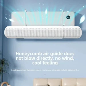 Spot Punch free Wall mounted air Conditioner Wind Deflector Retractable Adjustable Upper hanging Universal Windproof Direct