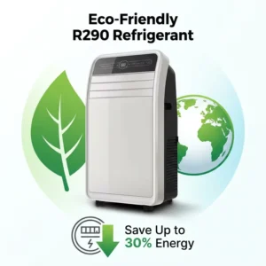 Standing AC Local Air Conditioner Small Size Portable AC Unit for Rental House Fast Temperature Drop System