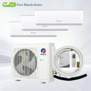 Super Slim Outdoor Multi Split Aircon 18000Btu 24000Btu 28000Btu 36000Btu Free Combination Design for Office Meeting Room